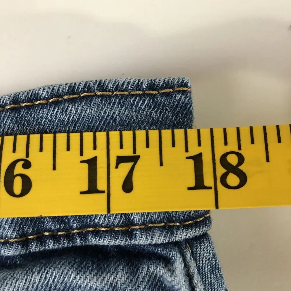 Levi’s 513 Slim Straight Jeans Mens 36x29 Medium Wash Blue Worn To Ride Stretch